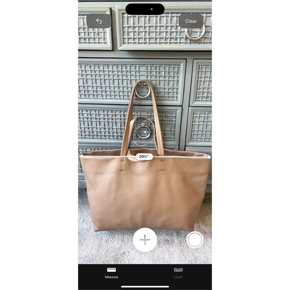 NWOT CUYANA Classic Easy Tote cappuccino, $300 - Picture 9 of 16